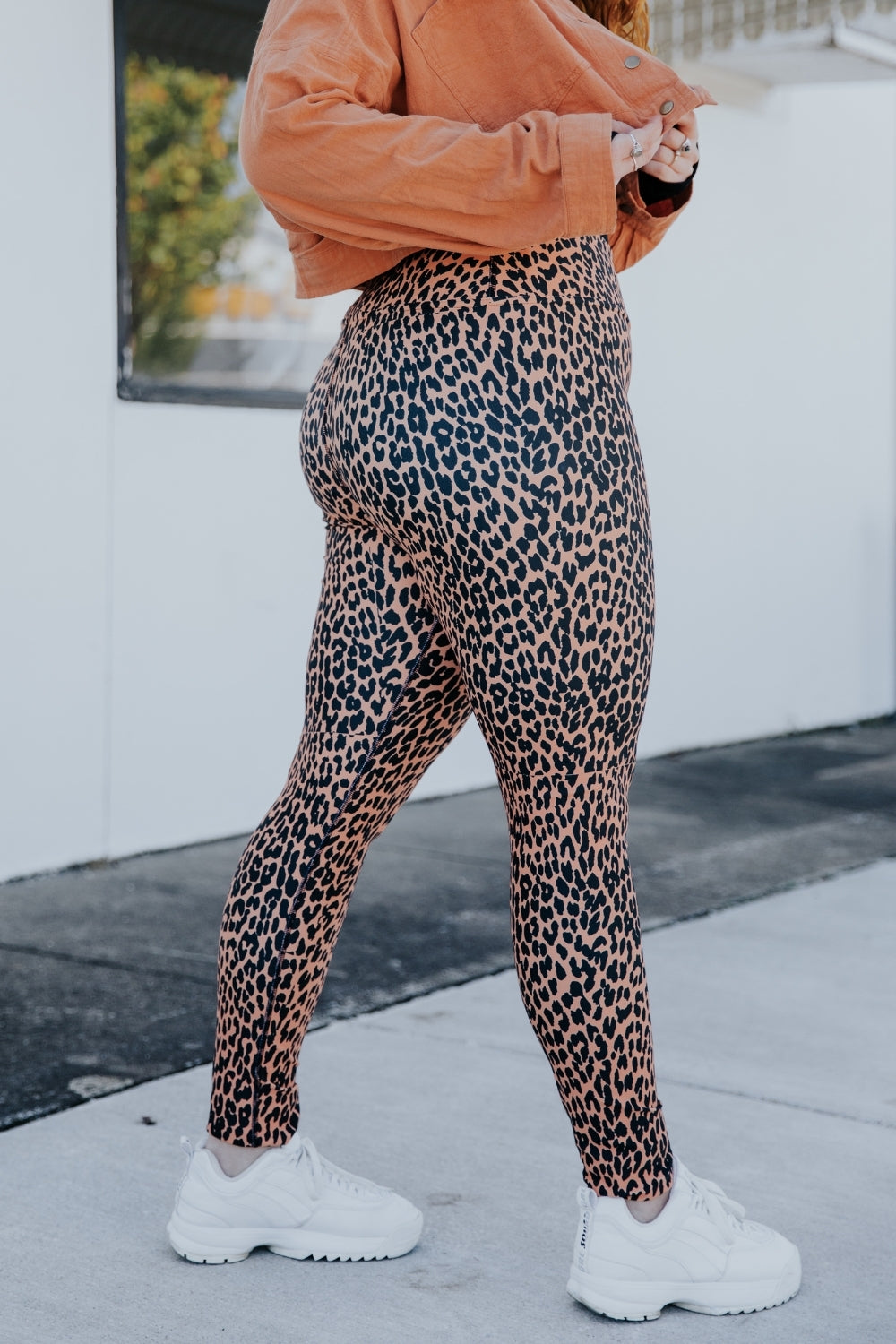 Women's Leopard Print Quick drying Yoga Leggings With High - Temu