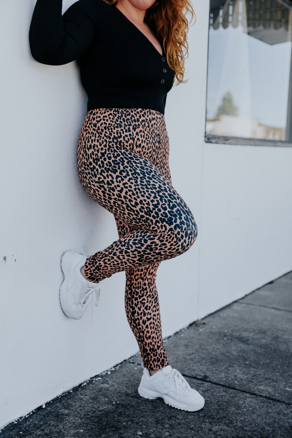 TIYOMI Plus Size Women's Leopard Leggings 2X Full Length Pants